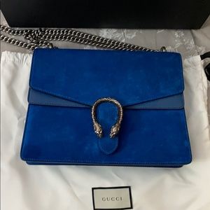 💯 SOLD Medium Suede Gucci Dionysus